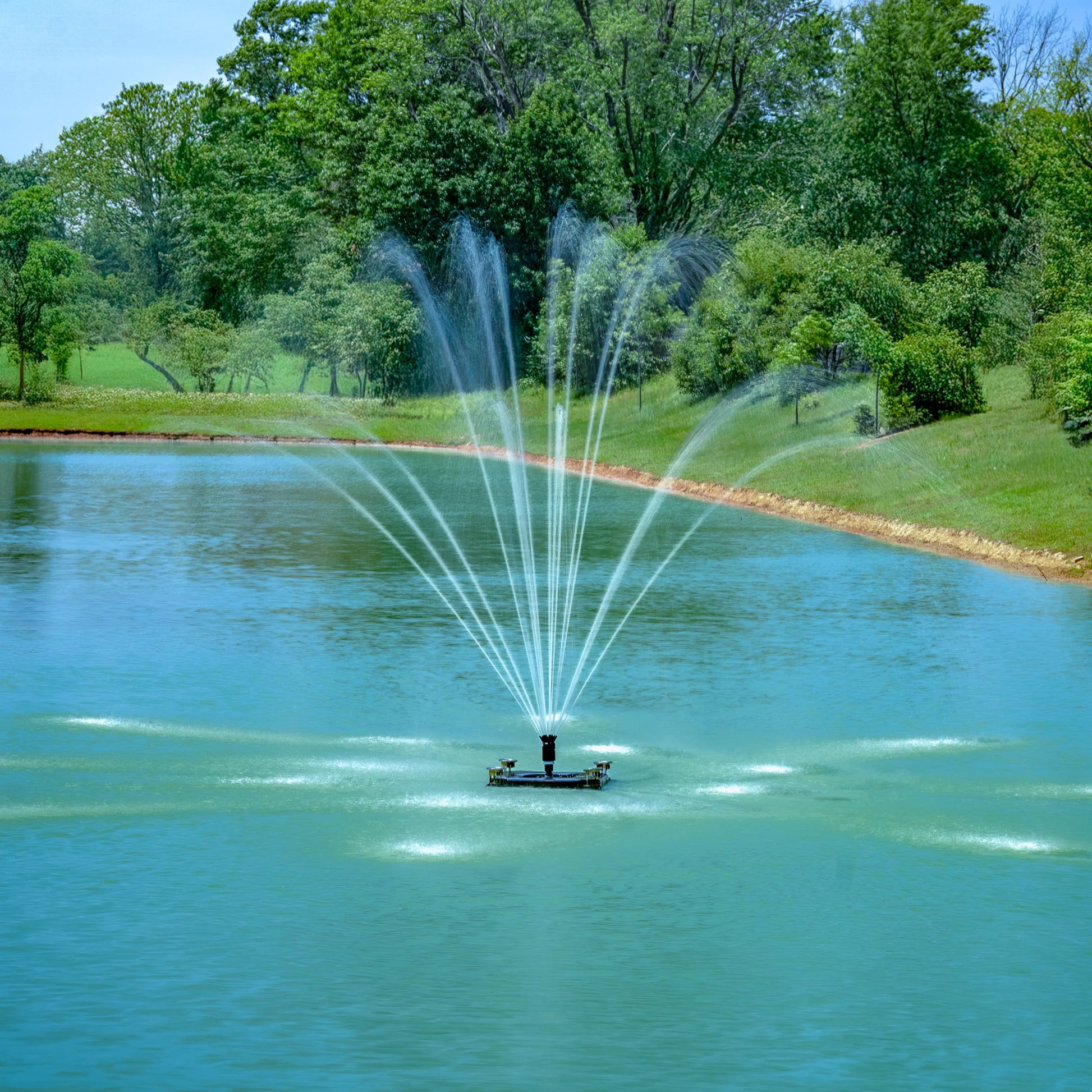 Outdoor Water Solutions Classic - Floating Pond Fountain - 230V
