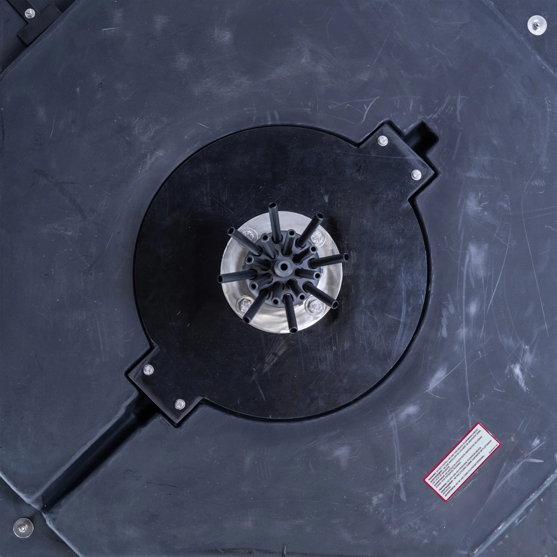 Outdoor Water Solutions Classic Fountain view from top of float