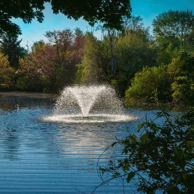 Scott Aerator DA-20 3/4 HP Solar Aerating Pond Fountain Fountain Scott Aerator   
