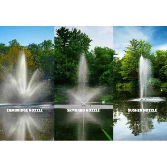 Scott Aerator Triad Fountain With Lights Bundle
