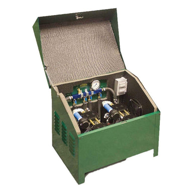 EasyPro Large Deluxe Locking Steel Cabinet with Electric and 115v Fan Installed Cabinet EasyPro Include Soundproofing 115V 