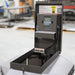 Texas Avenger Fish Feeder control panel on a white surface with a blurred background