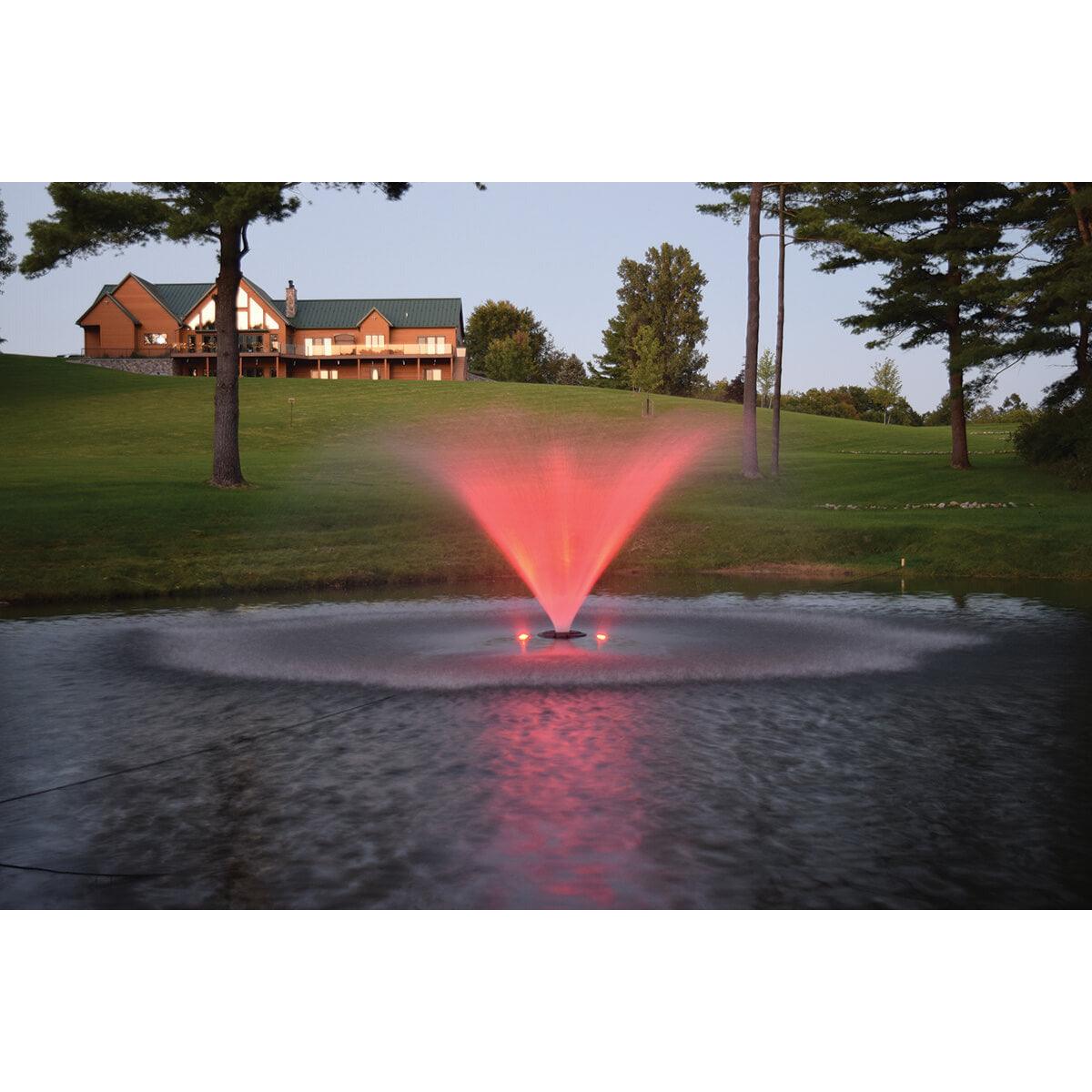 AquaShine Three Light Color Changing LED Fountain Light Kits Fountain Lights EasyPro   