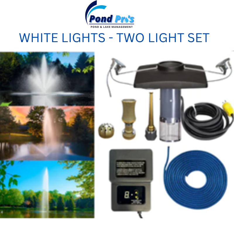 Scott Aerator Triad Fountain With Lights Bundle