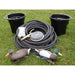 Outdoor Water Solutions Wooden windmill pond aerator medium pond accessory kit