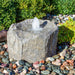 Blue Thumb Alder Falls GFRC boulder fountain in Dapple Gray