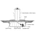 Boulder fountain basin installation diagram