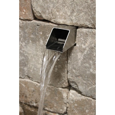 Stainless steel square wall spout