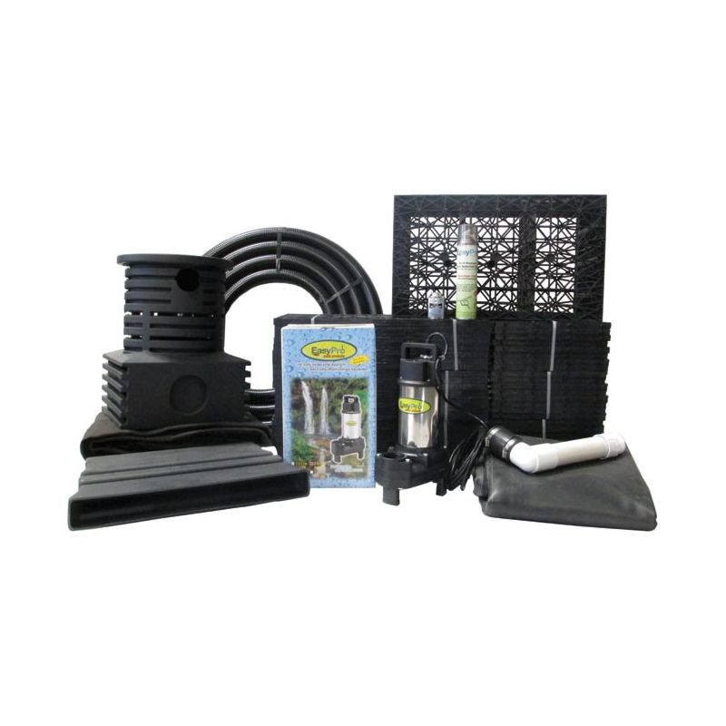Pro-Series™ Just-A-Falls™ Kit – 46″ Spillway (28′ Stream) With High Strength Res-Cubes & Waterfall Diffuser Waterfall Kit EasyPro