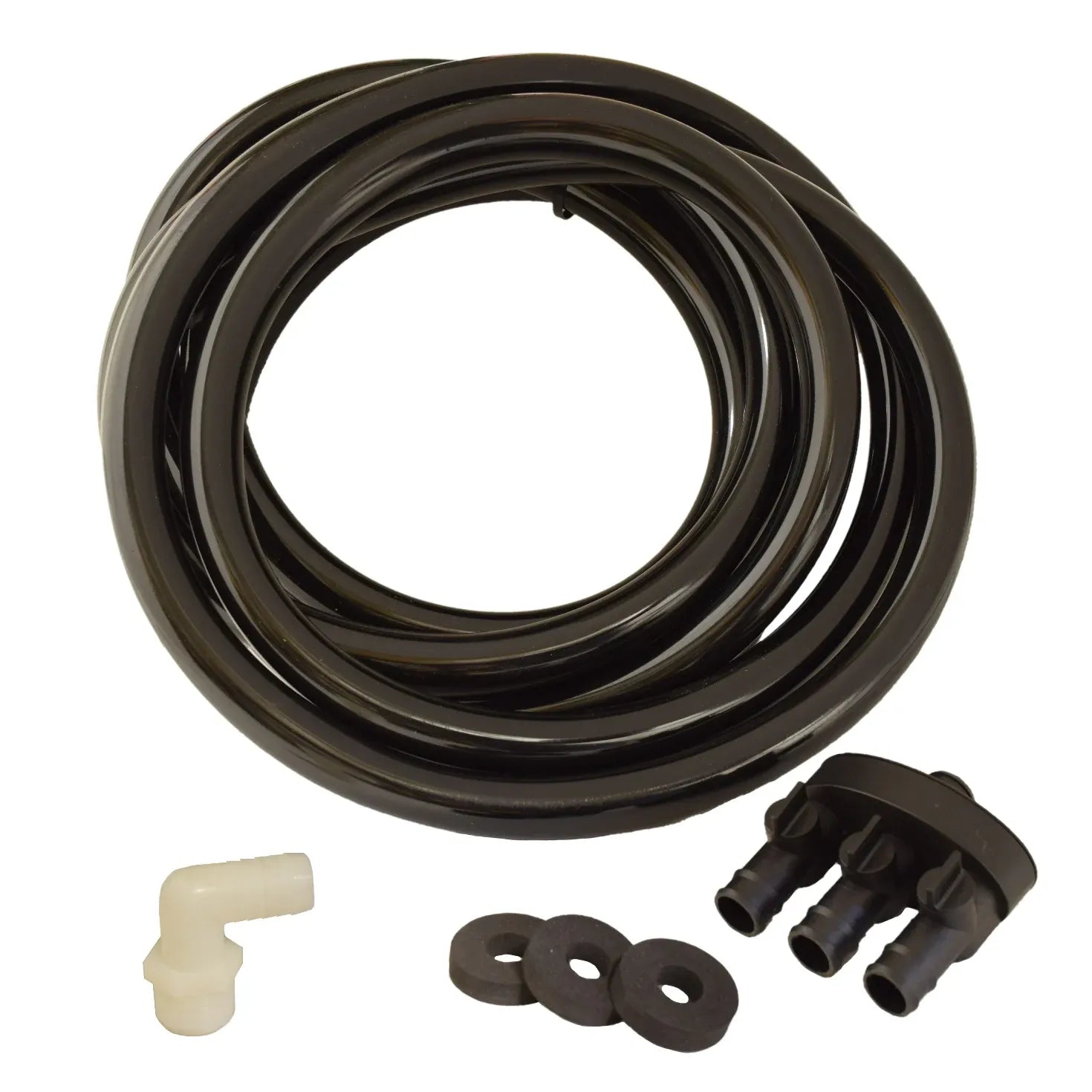 Basalt Column Fountain Plumbing Kit – Triple Line with 3-Way Splitter