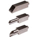 Blue Thumb stainless steel wall spouts in three shapes