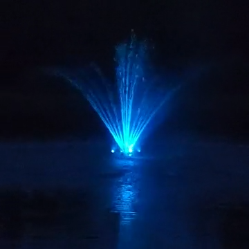 Healthy Aquatics-FS01 1/2 HP Floating Fountain Fountain Healthy Aqua Include Color-Changing LED Lights